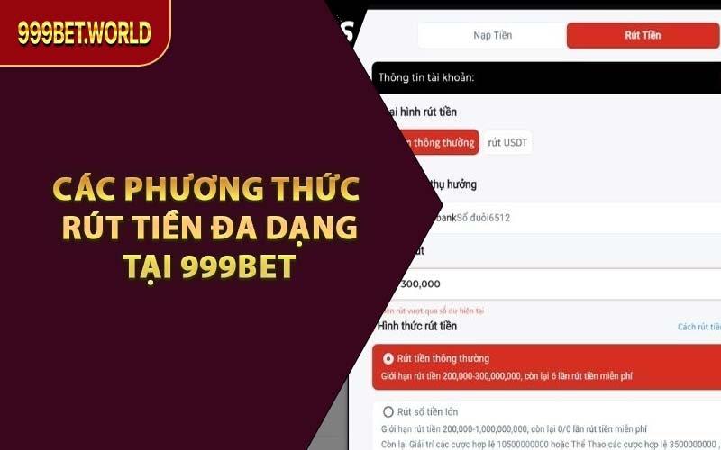 Rút Tiền 999BET Nhanh Trong 1 Phút – An Toàn, Không Chậm Trễ