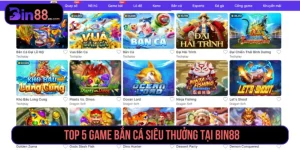 Bắn Cá Bin88 – Săn Thưởng Lớn, Trúng Jackpots Mỗi Ngày